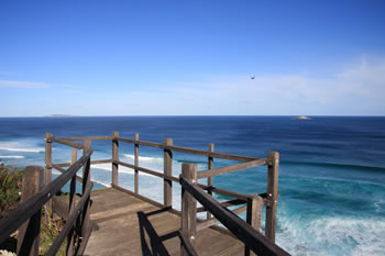 Bibbulmun Track at the Albany Wind Farm, Torndirrup Peninsula Lookout