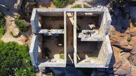 King Point Lighthouse  top down view