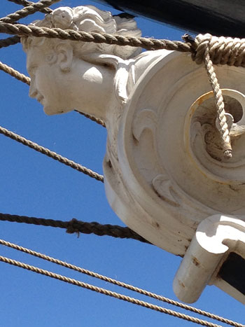 The Brig Amity Figurehead