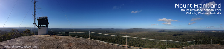 Mount Frankland National Park, Panoramic Photograph from the Summit