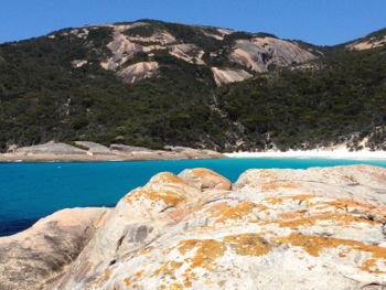 Facing Little Beach from the Heritage Trail