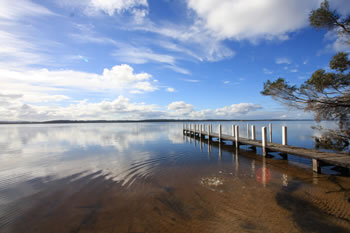 Jetty on the inlet